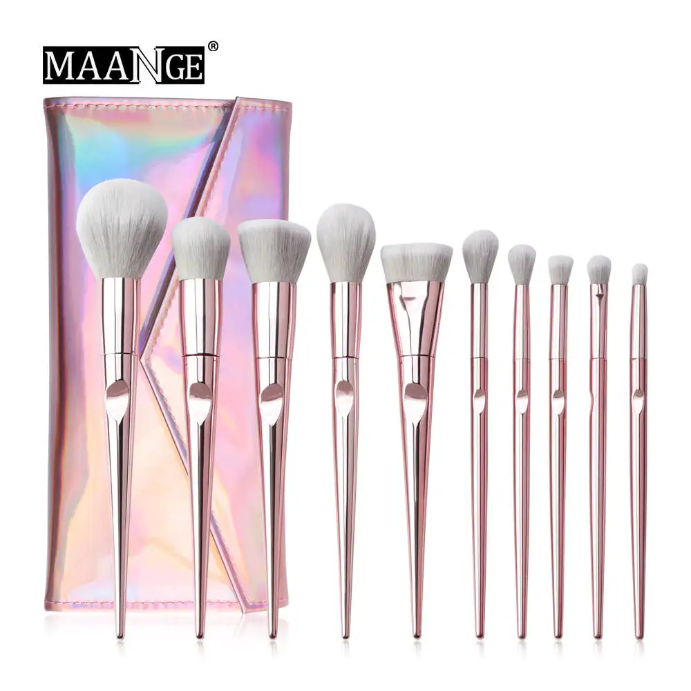 MAANGE 10pcs Makeup Brushes Set Foundation Powder Eyebrow Eyeshadow Make Up Brushes Kit Travel Make Up Tool Pincel Maquiagem
MAANGE 10pcs Makeup Brushes Set Foundation Powder Eyebrow Eyeshadow Make Up Brushes Kit Travel Make Up Tool Pincel Maquiagem