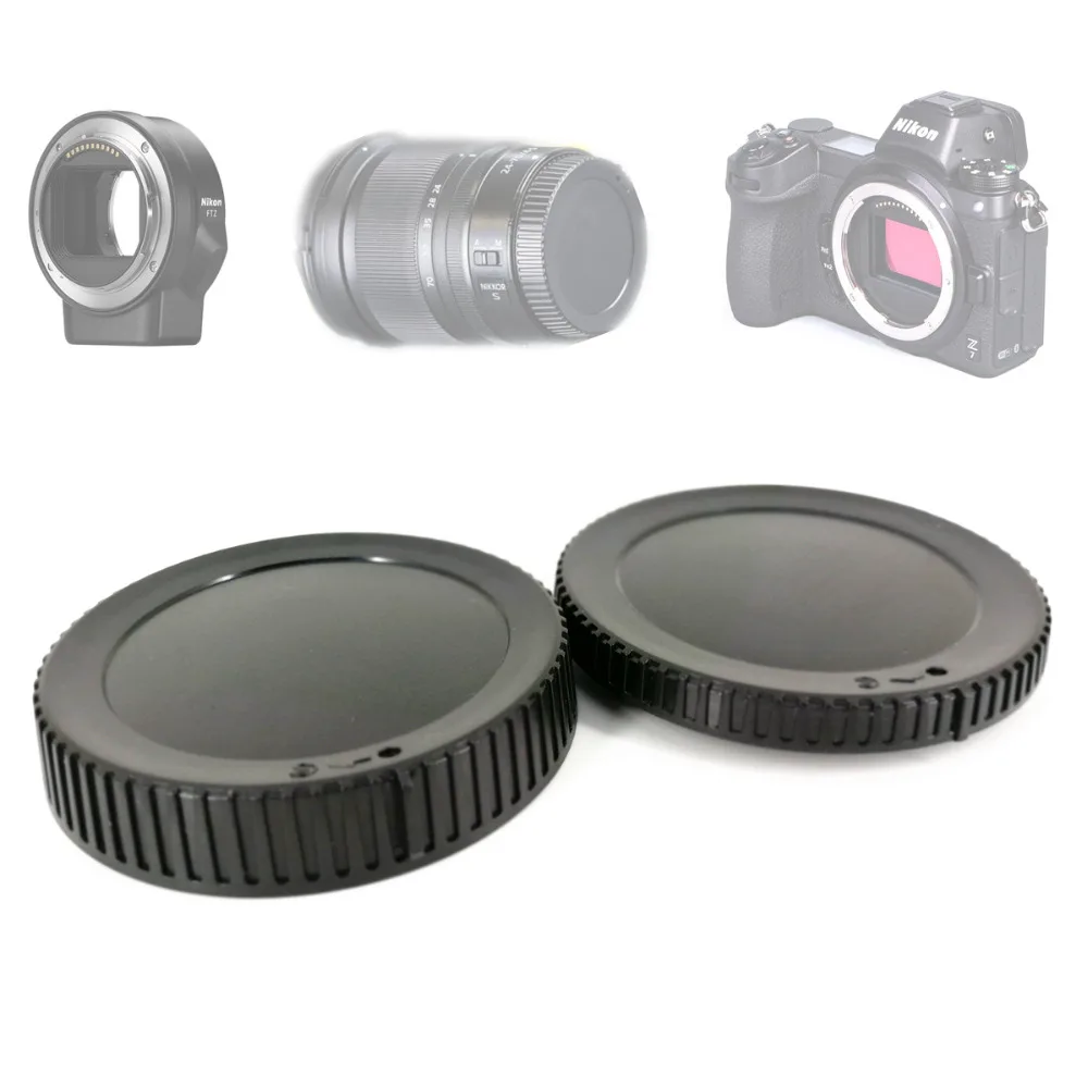 Rear Lens Cover + Camera Front Body Cap for Nikon Z System Z7 Z6 Camera & Z Mount Lenses & FTZ Mount Adapter replace BF-N1 LF-N1
Rear Lens Cover + Camera Front Body Cap for Nikon Z System Z7 Z6 Camera & Z Mount Lenses & FTZ Mount Adapter replace BF-N1 LF-N1