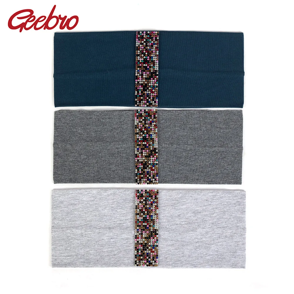 Geebro Woman Boho Cotton Colorful Stones Ribbon Rhinestones Headbands Headwear Soft Elastic Hair band Accessories Party Turban
Geebro Woman Boho Cotton Colorful Stones Ribbon Rhinestones Headbands Headwear Soft Elastic Hair band Accessories Party Turban
