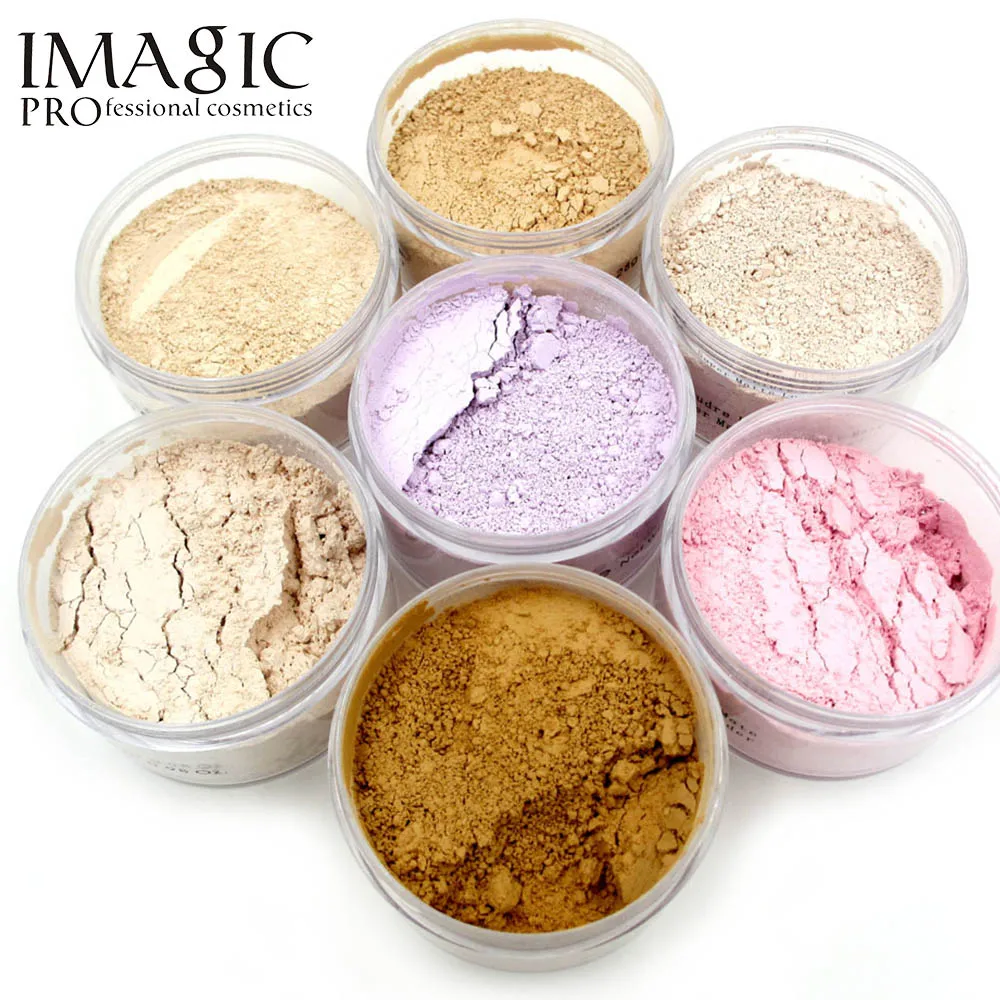 IMAGIC 7 Colors Smooth Loose Powder Makeup Transparent Finishing Powder sweatproof Cosmetic Puff Face Finish Setting With Puff
IMAGIC 7 Colors Smooth Loose Powder Makeup Transparent Finishing Powder sweatproof Cosmetic Puff Face Finish Setting With Puff