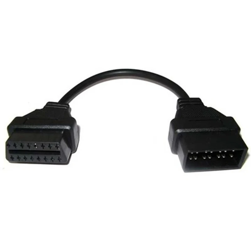 10PCS/LOT OBD2 Cable Adapter For Nissan 14 Pin to OBD OBDII 16 Pin Female Diagnostic Cable Connector
10PCS/LOT OBD2 Cable Adapter For Nissan 14 Pin to OBD OBDII 16 Pin Female Diagnostic Cable Connector