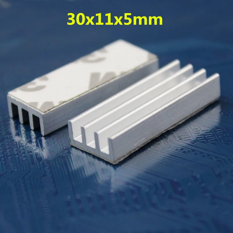 50 шт./лот 30x11x5 мм DIY ЦП IC светодиодный экструдированный алюминиевый радиатор
50 шт./лот 30x11x5 мм DIY ЦП IC светодиодный экструдированный алюминиевый радиатор