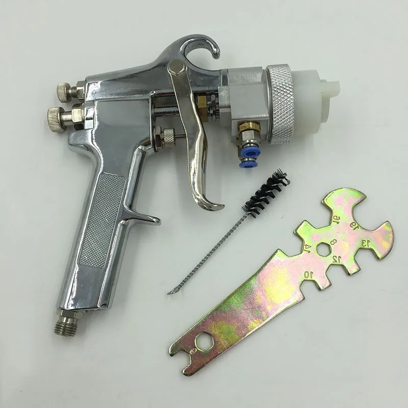 SAT1182 double nozzle spray gun air paint sprayer high pressure pneuamtic paint gun nano chrome plating gun
SAT1182 double nozzle spray gun air paint sprayer high pressure pneuamtic paint gun nano chrome plating gun