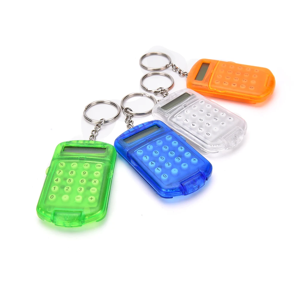 Portable Folding Mini Calculator Transparent KeyRing Calculations Device Supply for OfficeSchool Finance Stationery Length:6.3cm
Portable Folding Mini Calculator Transparent KeyRing Calculations Device Supply for OfficeSchool Finance Stationery Length:6.3cm