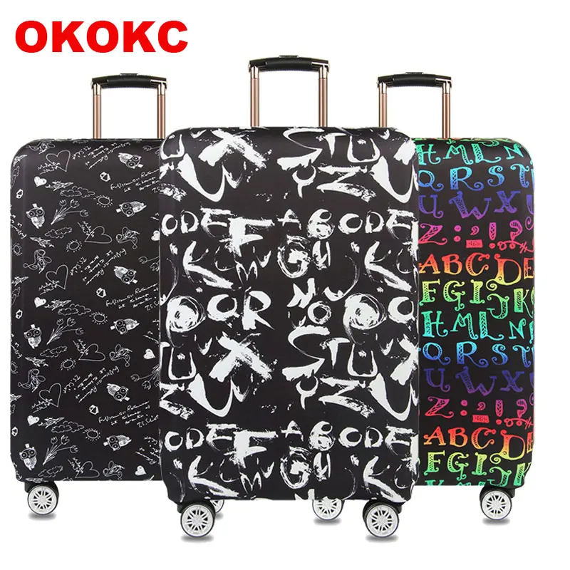 Graffiti Alphabet Travel Luggage Suitcase Protective Cover Stretch Protective Cover Luggage Case Apply To 18-32inch Case
Graffiti Alphabet Travel Luggage Suitcase Protective Cover Stretch Protective Cover Luggage Case Apply To 18-32inch Case
