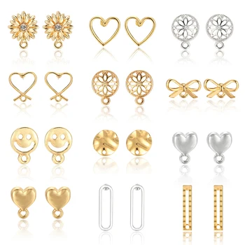 2PCS Earrings Making Accessories Golden Distorted Oval Shape Earrings Base Connectors Linker For DIY Fashion Earring
2PCS Earrings Making Accessories Golden Distorted Oval Shape Earrings Base Connectors Linker For DIY Fashion Earring