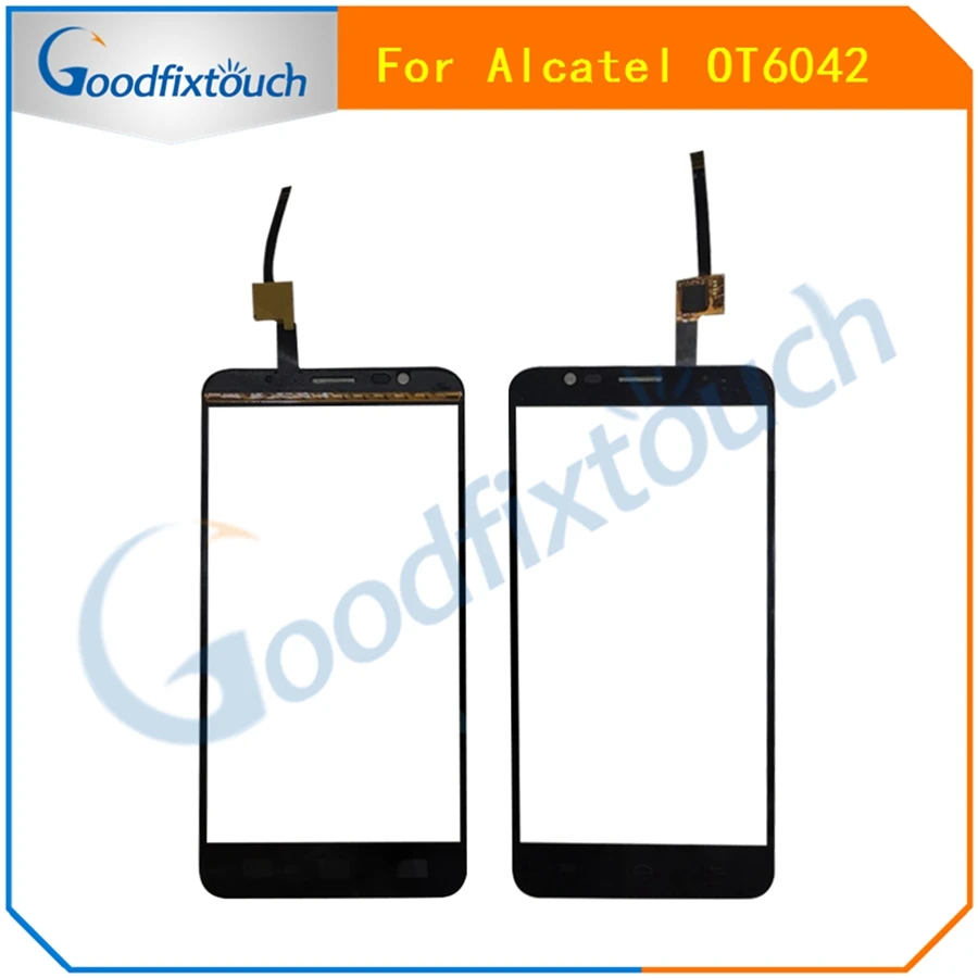 AT0227 For Alcatel One Touch Flash OT6042 OT 6042 6042D OT-6042D Touch Panel Glass Lens Touch Screen Digitizer Sensor Replacement Parts