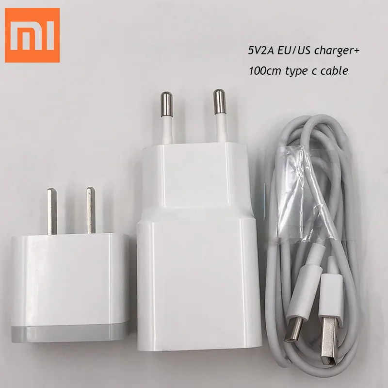 Xiaomi Original Charger 5V/2A EU US Type-C USB Data Cable Travel Charging plug For Mi 5 5X 6 7 8 a2 lite Mix Max3 Note 3
Xiaomi Original Charger 5V/2A EU US Type-C USB Data Cable Travel Charging plug For Mi 5 5X 6 7 8 a2 lite Mix Max3 Note 3