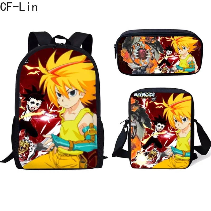 2019 New Hot Fashion Beyblade Burst Game 3Pcs Set Backpack 3D Anime Print Student School Rucksack Teenager Schoolbags Softback
2019 New Hot Fashion Beyblade Burst Game 3Pcs Set Backpack 3D Anime Print Student School Rucksack Teenager Schoolbags Softback