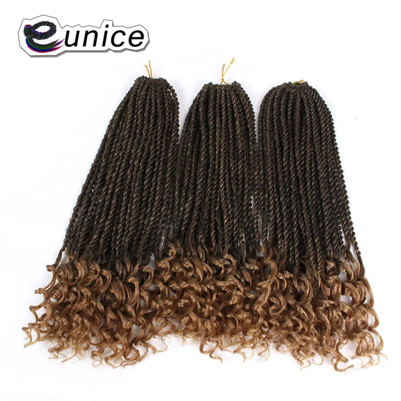 Eunice Hair Curly Senegalese Twist Crochet Braids 16 inch OMBRE Braiding Synthetic Hair Extension for Women 30strands/pack
Eunice Hair Curly Senegalese Twist Crochet Braids 16 inch OMBRE Braiding Synthetic Hair Extension for Women 30strands/pack