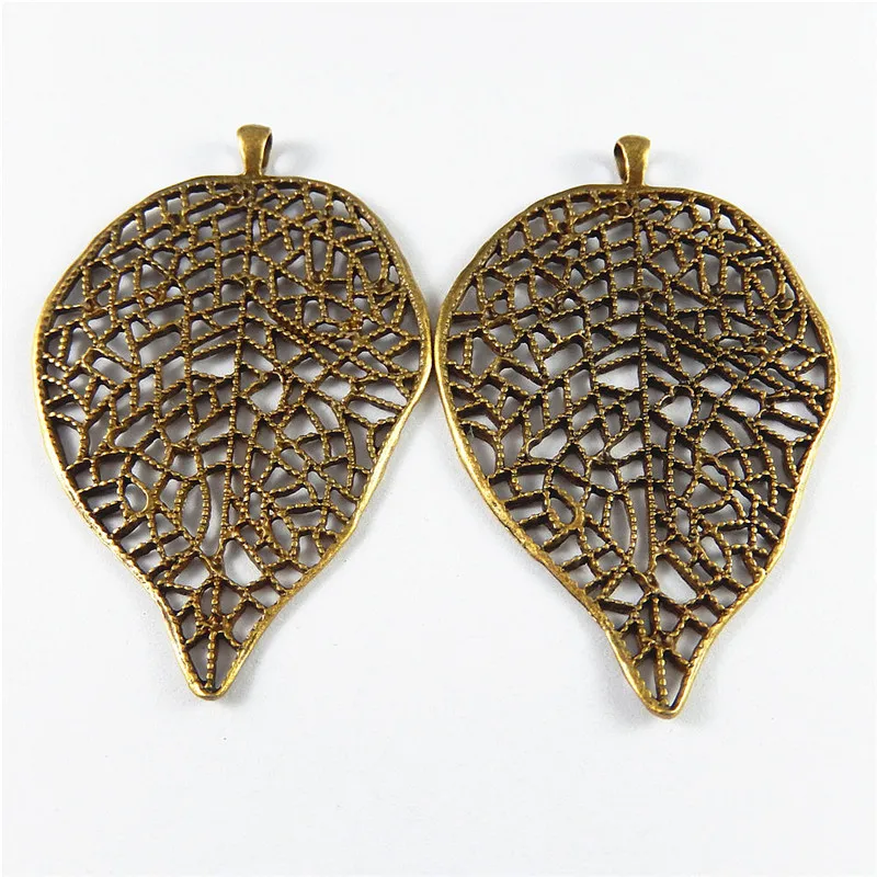GraceAngie 3PCS Alloy Bronze Charm Simulated Natual Hollow Leaves Suspension Pendant Jewelry Connection Accessory 73*42*2mm
GraceAngie 3PCS Alloy Bronze Charm Simulated Natual Hollow Leaves Suspension Pendant Jewelry Connection Accessory 73*42*2mm