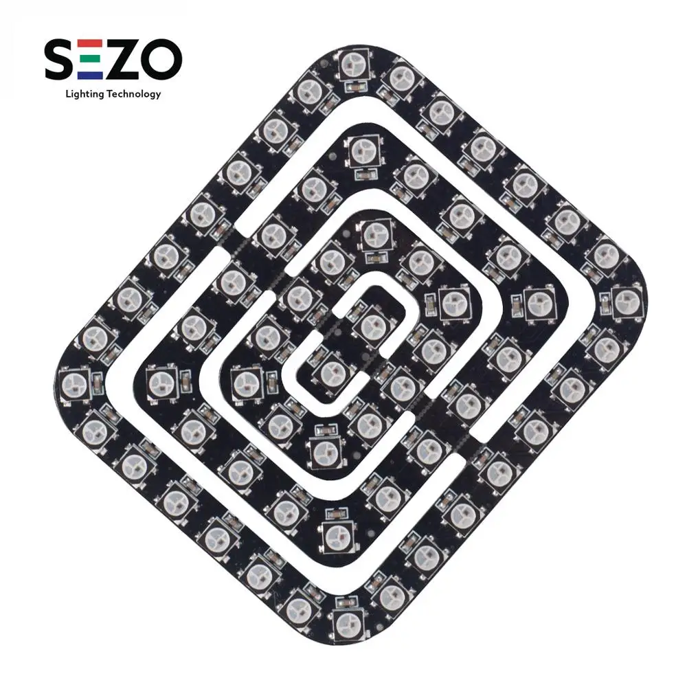 WS2812B RGB LED Rectangle Pixel Panel Screen 4 Rectangles 62 LEDs SMD5050 Digital Individually Addressable Full Dream Color DC5V
WS2812B RGB LED Rectangle Pixel Panel Screen 4 Rectangles 62 LEDs SMD5050 Digital Individually Addressable Full Dream Color DC5V