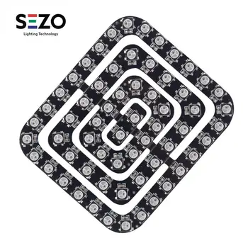 WS2812B RGB LED Rectangle Pixel Panel Screen 4 Rectangles 62 LEDs SMD5050 Digital Individually Addressable Full Dream Color DC5V
WS2812B RGB LED Rectangle Pixel Panel Screen 4 Rectangles 62 LEDs SMD5050 Digital Individually Addressable Full Dream Color DC5V