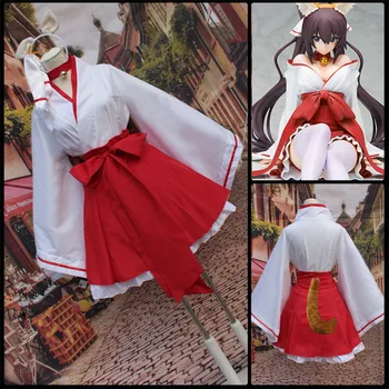 Anime Inu x Boku SS Shirakiin Riricho Cosplay Costume Red Skirt Japan Kimono Lolita Dresses Halloween
Anime Inu x Boku SS Shirakiin Riricho Cosplay Costume Red Skirt Japan Kimono Lolita Dresses Halloween