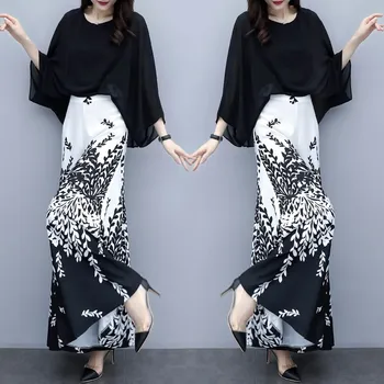 2019 Boho Two Piece Set Women Loose Tops And Print Wide Leg Pants Sets Casual Office Korean Ladies Suits
2019 Boho Two Piece Set Women Loose Tops And Print Wide Leg Pants Sets Casual Office Korean Ladies Suits