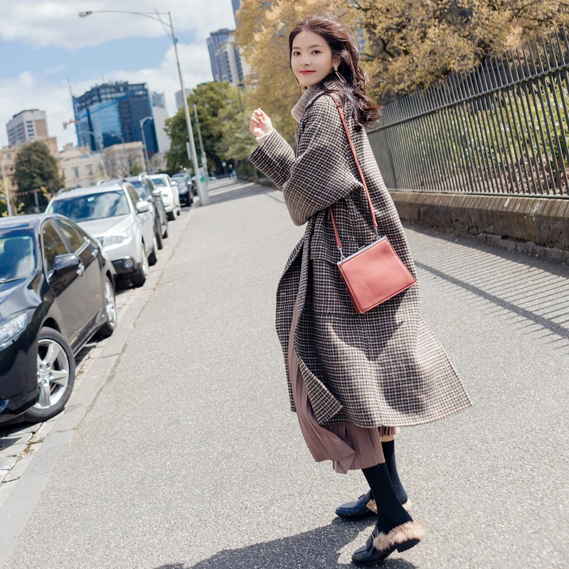 Fashion Office Lady Plaid Outerwear Coat for Women Overcoat Long Casual Autumn Winter Female Clothes Quality
Fashion Office Lady Plaid Outerwear Coat for Women Overcoat Long Casual Autumn Winter Female Clothes Quality