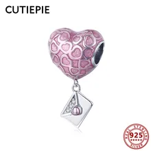 CUTIEPIE 100% Real 925 Sterling Silver Cute Heart Envelope Charms for Women DIY Chain Bracelets Necklaces Silver Jewelry Gifts
CUTIEPIE 100% Real 925 Sterling Silver Cute Heart Envelope Charms for Women DIY Chain Bracelets Necklaces Silver Jewelry Gifts