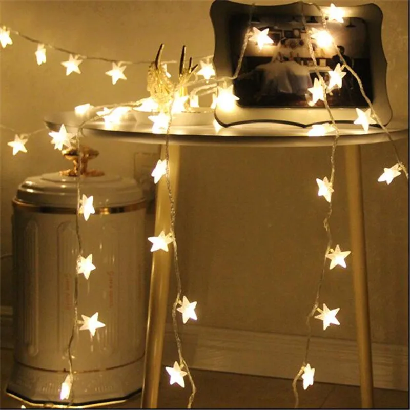 10m 50Led String Light Five-Pointed Star Party Wedding Guesthouse Window Holiday Lights Portable Decoration Lamp with Connector
10m 50Led String Light Five-Pointed Star Party Wedding Guesthouse Window Holiday Lights Portable Decoration Lamp with Connector