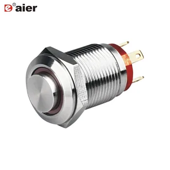 50PCS GQ12H-10EM 12mm SPST high button momentary ring illuminated 4PINS push button switch 
50PCS GQ12H-10EM 12mm SPST high button momentary ring illuminated 4PINS push button switch