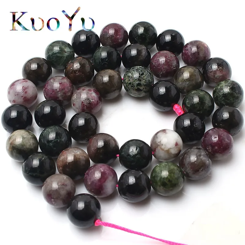 Natural stone Tourmaline Beads High Quality Round Loose Spacer bead For jewelry making Diy Bracelet Necklace 15inches 4/6/8/10mm
Natural stone Tourmaline Beads High Quality Round Loose Spacer bead For jewelry making Diy Bracelet Necklace 15inches 4/6/8/10mm