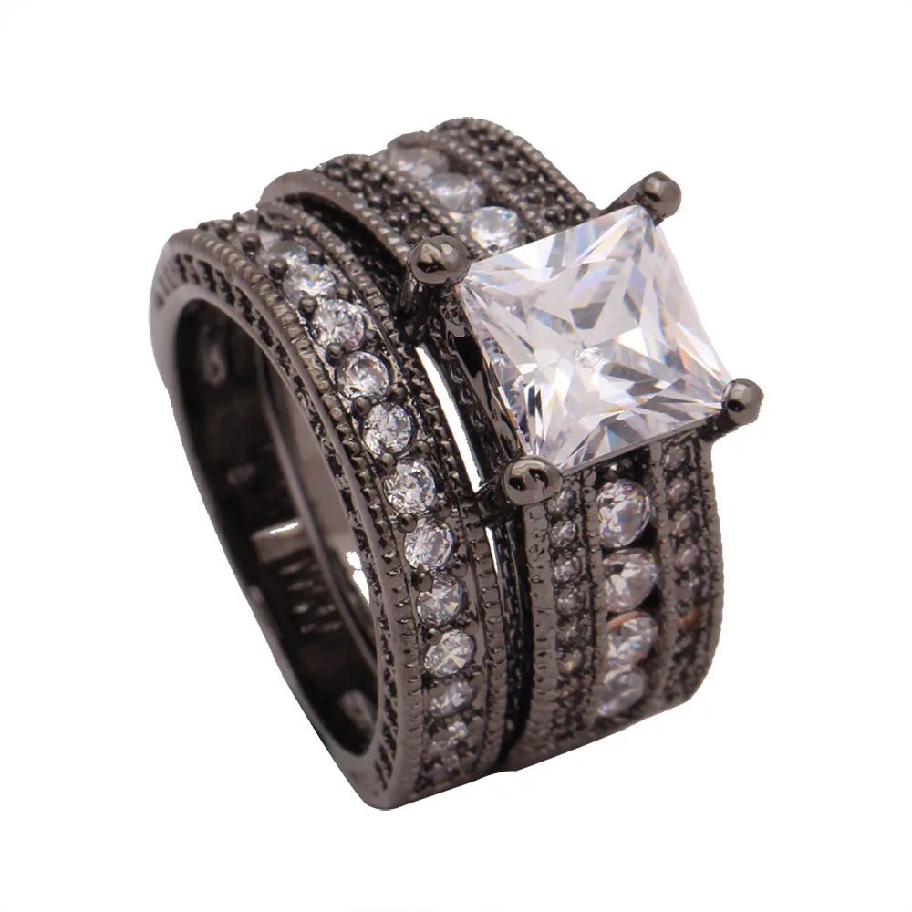 WHITE zircon finger Rings sets paved white cz zircon vintage 2016 cheap wedding Engagement Ring sets for women
WHITE zircon finger Rings sets paved white cz zircon vintage 2016 cheap wedding Engagement Ring sets for women