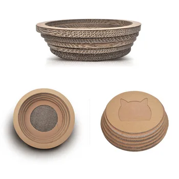 Large Space Bowl Type Cat Scratch Board Toy Scratching Pad Cat Nest Cat Scratcher For Grinding Claws Body Massage Rest Scratch
Large Space Bowl Type Cat Scratch Board Toy Scratching Pad Cat Nest Cat Scratcher For Grinding Claws Body Massage Rest Scratch