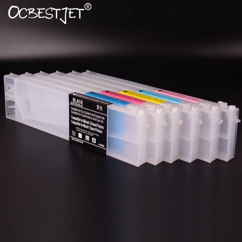 440ML/PC ECO-SOL MAX 2 Refillable Ink Cartridge For Roland XR-640 XF-640 VS-640i VS-540i VS-300i (8 Colors Are Available)
440ML/PC ECO-SOL MAX 2 Refillable Ink Cartridge For Roland XR-640 XF-640 VS-640i VS-540i VS-300i (8 Colors Are Available)