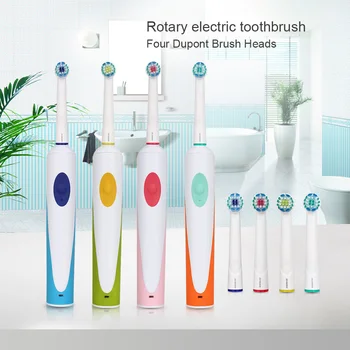 AZDENT Hot Sell Electric Toothbrush Rotating Heads Rechargeable Tooth Teeth Brushes with 4pc Replacement Rotary Heads for Adults
AZDENT Hot Sell Electric Toothbrush Rotating Heads Rechargeable Tooth Teeth Brushes with 4pc Replacement Rotary Heads for Adults