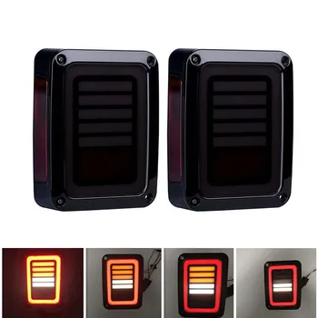 2PCS Smoked Wrangler led tail lights with turn signal,LED Brake tail lights Rear signal Reverse lamps for Jeep Wranlger JK
2PCS Smoked Wrangler led tail lights with turn signal,LED Brake tail lights Rear signal Reverse lamps for Jeep Wranlger JK