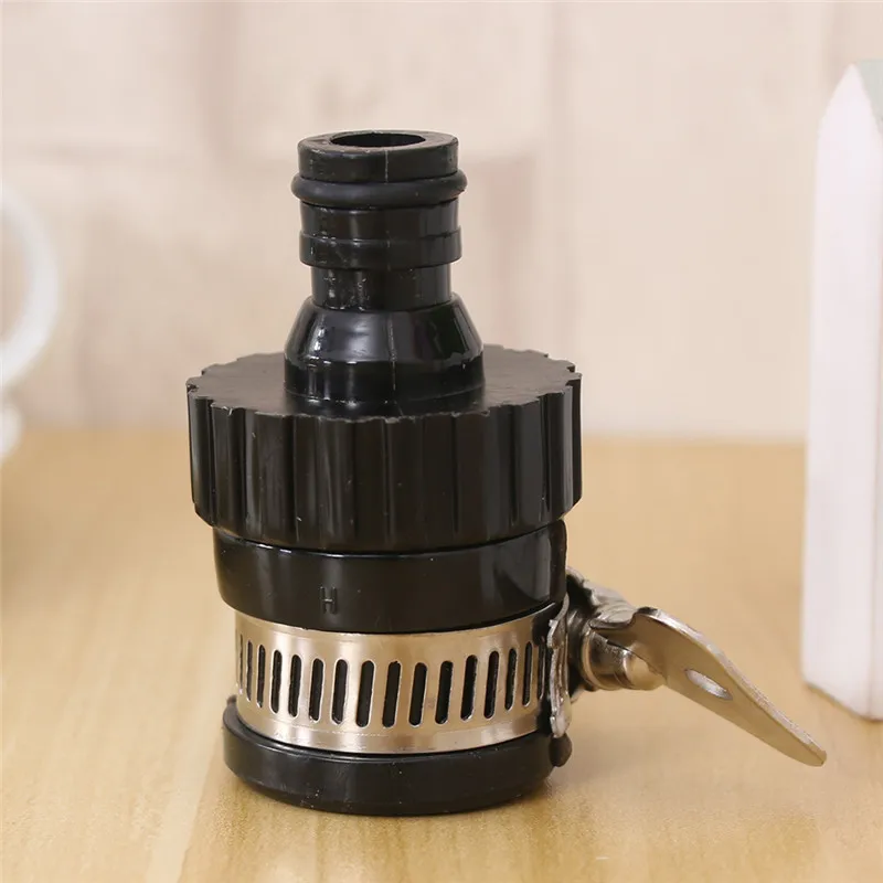 1pcs Black Tap Connector Stainless Steel & Plastic Universal Adapter Mixer Home Kitchen Garden Hose Pipe Joiner Fitting
1pcs Black Tap Connector Stainless Steel & Plastic Universal Adapter Mixer Home Kitchen Garden Hose Pipe Joiner Fitting