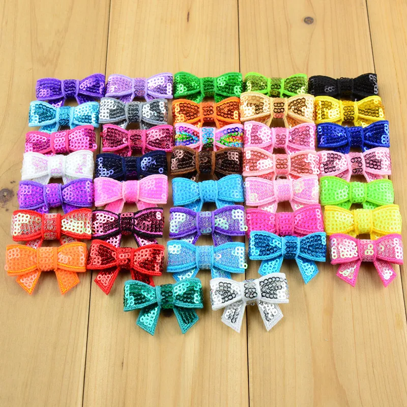 Wholesale 300pcs/lot sequin Bows Applique without hair clips DIY accessories for girl grils freeshipping HDJ39
Wholesale 300pcs/lot sequin Bows Applique without hair clips DIY accessories for girl grils freeshipping HDJ39