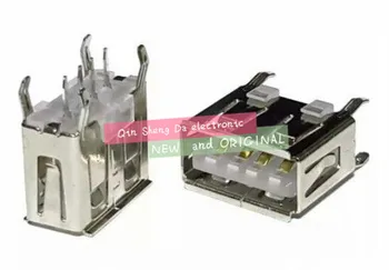 A Type Flat Angle 180 Degree Female USB PCB Connector Socket, USB Jack Plug
A Type Flat Angle 180 Degree Female USB PCB Connector Socket, USB Jack Plug