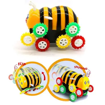 Electric Colorful Cartoon 12 wheels Bee 360 Degree Tumbling Car Model Toy Car for Kids Baby toys Cute Funny Gifts
Electric Colorful Cartoon 12 wheels Bee 360 Degree Tumbling Car Model Toy Car for Kids Baby toys Cute Funny Gifts