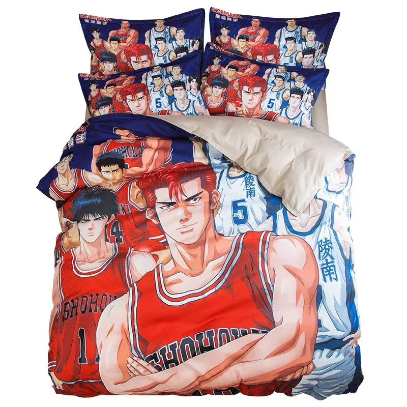Japanese Anime Duvet Cover Set Slam Dunk ONE PIECE Naruto Child Boys Teen Bedding Twin Full Queen King Single Double Size
Japanese Anime Duvet Cover Set Slam Dunk ONE PIECE Naruto Child Boys Teen Bedding Twin Full Queen King Single Double Size
