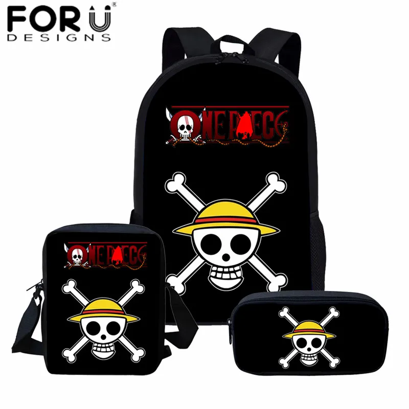 FORUDESIGNS Cool Schoolbags Anime Tokyo Ghoul One Piece Backpack for Kids Boys Cartoon Skull School Bag Set Men Book Bag Mochila
FORUDESIGNS Cool Schoolbags Anime Tokyo Ghoul One Piece Backpack for Kids Boys Cartoon Skull School Bag Set Men Book Bag Mochila