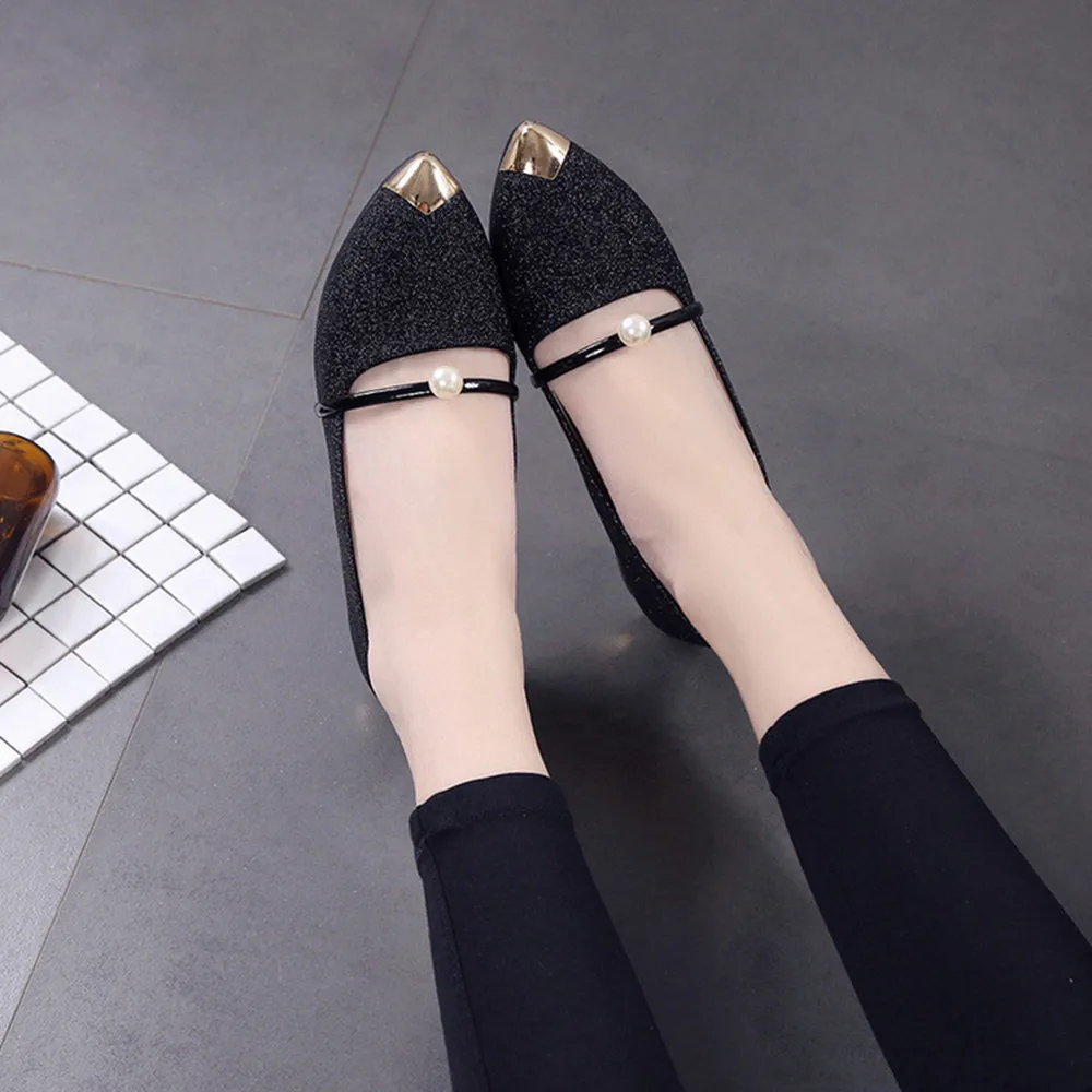 MUQGEW 2019 Fashion Metal Decoration Women Pointed Toe Ladise Shoes Casual Low Heel Slip On Flat Shoes Comfortable shoes #30
MUQGEW 2019 Fashion Metal Decoration Women Pointed Toe Ladise Shoes Casual Low Heel Slip On Flat Shoes Comfortable shoes #30