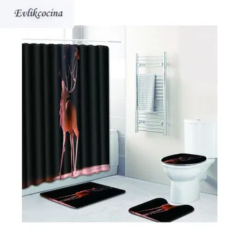 Free Shipping 4pcs Elk Back View Walking Banyo Bathroom Carpet U Type Toilet Bath Mats Set Pad Tapis Salle De Bain Alfombra Bano 
Free Shipping 4pcs Elk Back View Walking Banyo Bathroom Carpet U Type Toilet Bath Mats Set Pad Tapis Salle De Bain Alfombra Bano