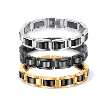 Bike Chain Men's Fashion Health Energy Magnetic Bracelet Bangle 316L Stainless Steel Health Care Bracelet & Bangle for Men
Bike Chain Men's Fashion Health Energy Magnetic Bracelet Bangle 316L Stainless Steel Health Care Bracelet & Bangle for Men