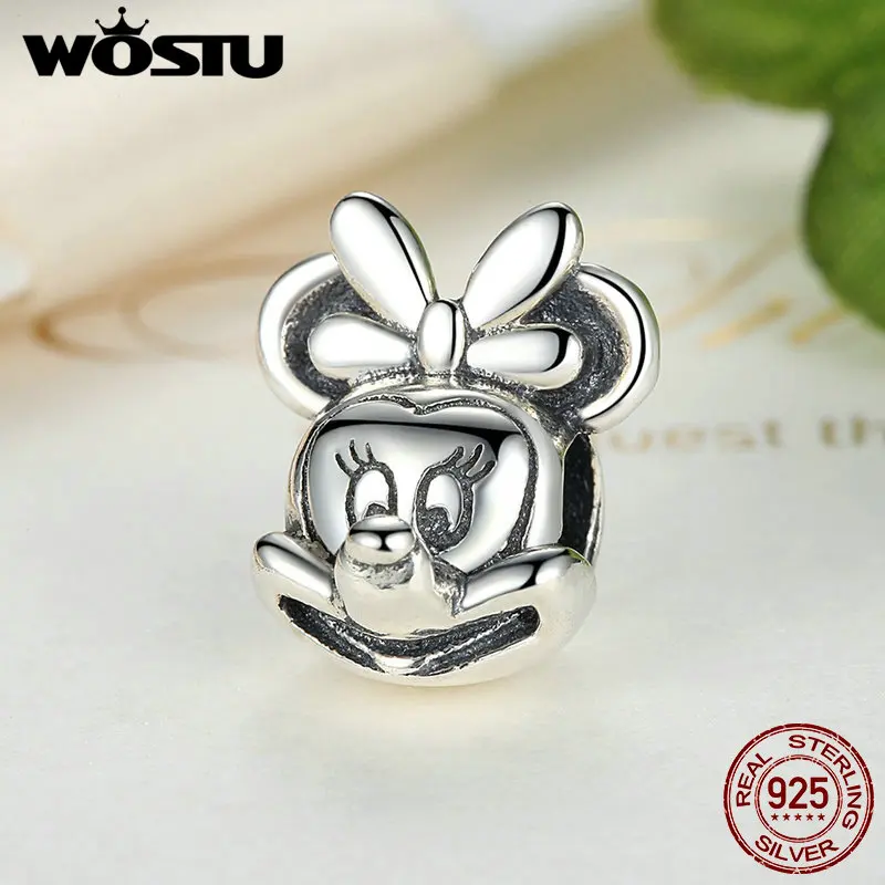 High Quality 100% 925 Sterling Silver Minnie Portrait Charm Beads Fit Original WOST Bracelet Bangle Authentic Jewelry ZBBS322
High Quality 100% 925 Sterling Silver Minnie Portrait Charm Beads Fit Original WOST Bracelet Bangle Authentic Jewelry ZBBS322