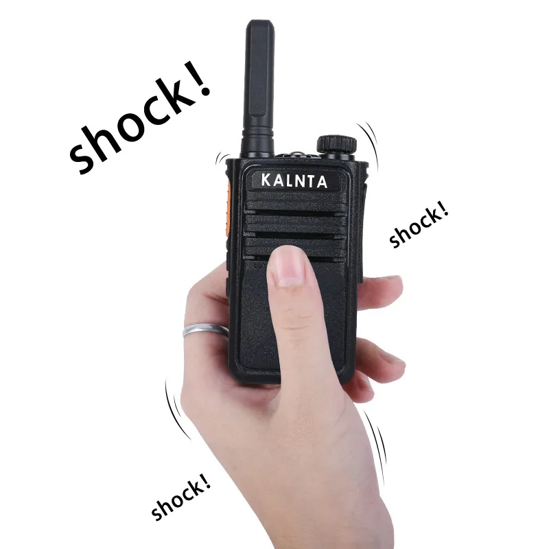 2 pcs shock vibration walkie talkie portable radio mini walkie-talkie column micro speaker intercom walk talk set tourism | Мобильные