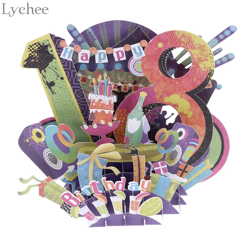 Lychee 18th Birthday Greeting Card 3D Paper Laser Cut Post Cards Happy Birthday Greeting Cards Souvenirs Party Supplies
Lychee 18th Birthday Greeting Card 3D Paper Laser Cut Post Cards Happy Birthday Greeting Cards Souvenirs Party Supplies