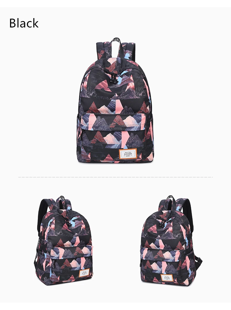 Tourya Casual Women Backpack School Backpacks Bags Bookbag for Teenagers Girls Laptop Backbag Travel Daypack Mochila Feminina 12
