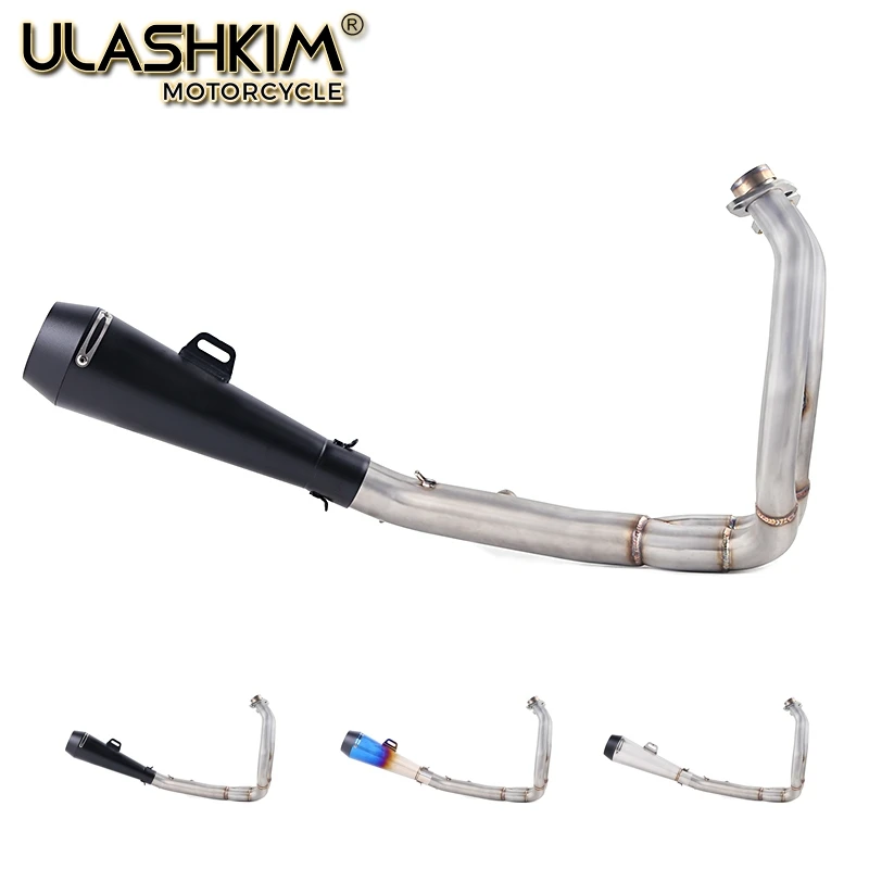 Motorcycle Full Exhaust Muffler Middle Link Pipe Full System Slip On For kawasaki ER6N ER6F NINJA650R Ninja650 Z650 2012-2016 
Motorcycle Full Exhaust Muffler Middle Link Pipe Full System Slip On For kawasaki ER6N ER6F NINJA650R Ninja650 Z650 2012-2016