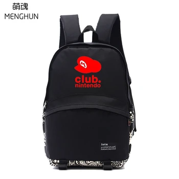 Lovely new game fans gift mario hat printing game fans club words nylon backpack school bag student backpack NB259
Lovely new game fans gift mario hat printing game fans club words nylon backpack school bag student backpack NB259
