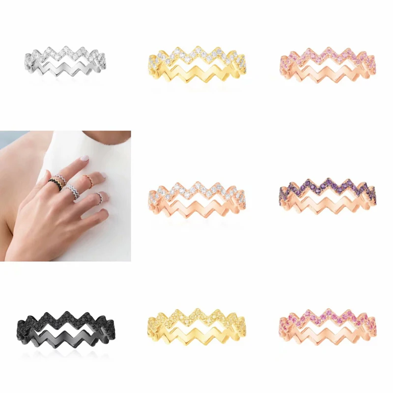 8 Colors Style Lace Wave Ring 4 Gold Color Thin Knuckle Rings Tail Rings For Women With Top Cubic Zirconia Stone Jewelry Gifts
8 Colors Style Lace Wave Ring 4 Gold Color Thin Knuckle Rings Tail Rings For Women With Top Cubic Zirconia Stone Jewelry Gifts