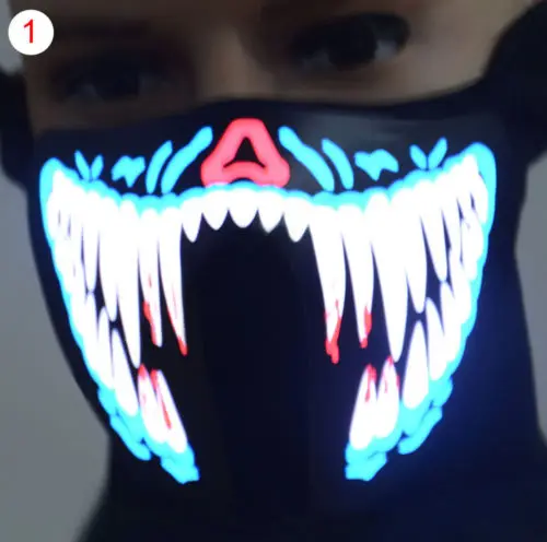 LED Luminous Flashing Face Mask Party Masks Light Up Dance Halloween Cosplay Party Supplies
LED Luminous Flashing Face Mask Party Masks Light Up Dance Halloween Cosplay Party Supplies