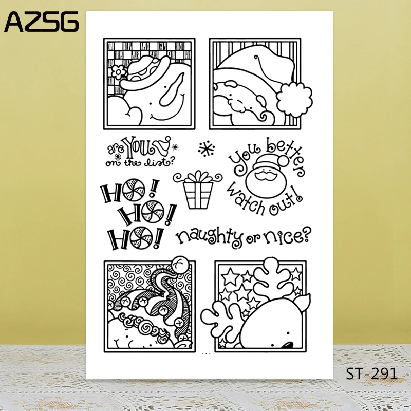 AZSG Lovely Christmas Santa Claus Snowman Clear Stamps For DIY Scrapbooking/Card Making/Album Decorative Silicone Stamp Crafts
AZSG Lovely Christmas Santa Claus Snowman Clear Stamps For DIY Scrapbooking/Card Making/Album Decorative Silicone Stamp Crafts