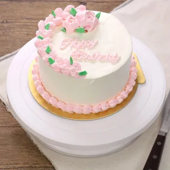 Turntable Cake Stand Cake Tray Shelf Plate Cake Rack Revolving Bakeware Homeuse DIY Durable Dessert Turning Table Kitchen Tools
Turntable Cake Stand Cake Tray Shelf Plate Cake Rack Revolving Bakeware Homeuse DIY Durable Dessert Turning Table Kitchen Tools