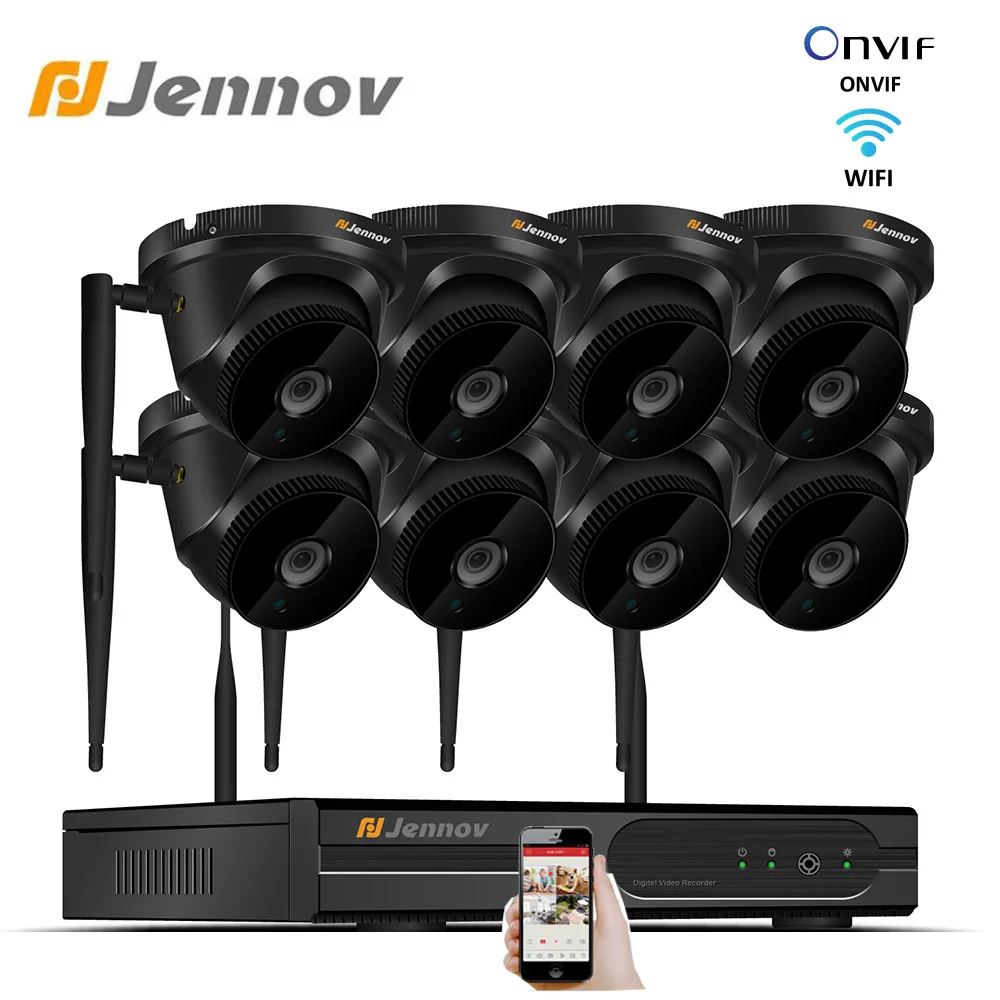 Jennov 2MP 1080P Home Security Camera System Wireless NVR Wifi Video Surveillance CCTV Camera Outdoor Waterproof HD P2P IP 66
Jennov 2MP 1080P Home Security Camera System Wireless NVR Wifi Video Surveillance CCTV Camera Outdoor Waterproof HD P2P IP 66