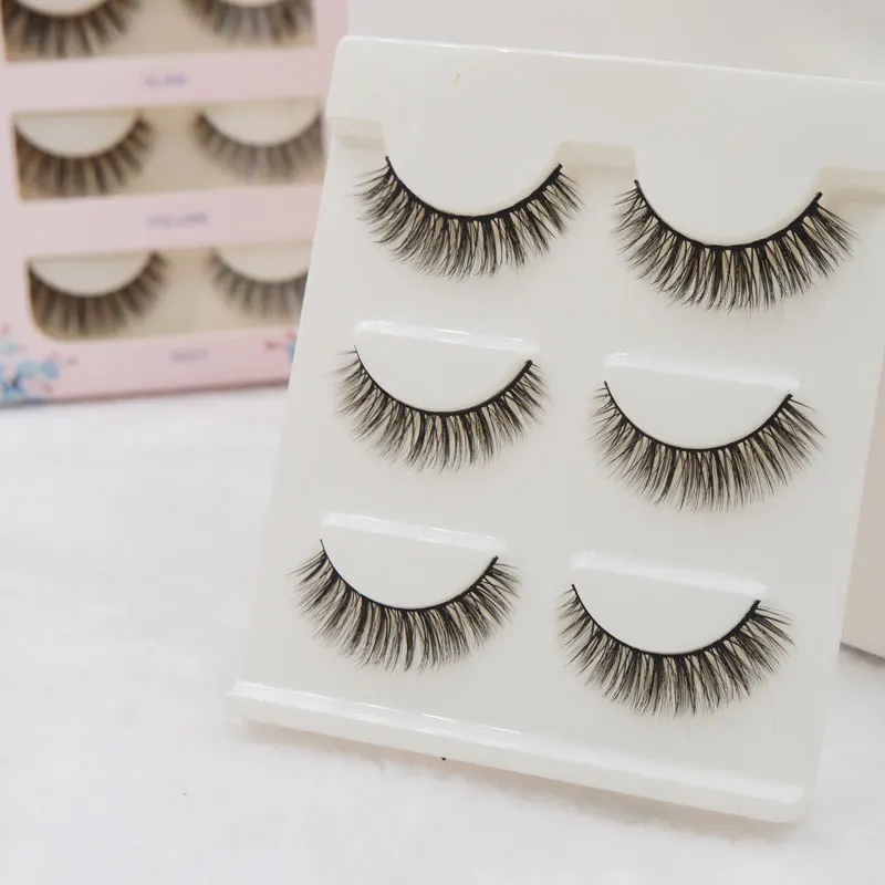 QSTY 3D mink eyelashes hand made makeup false eyelashes natural long eyelash extension 1 box 3 pairs eyelash 3DT25
QSTY 3D mink eyelashes hand made makeup false eyelashes natural long eyelash extension 1 box 3 pairs eyelash 3DT25